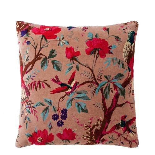 Housse De Coussin Oiseaux Coton Birdy Harmony Colo