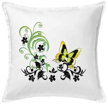 Housse de coussin 50x50 cm 100% Coton décorée Papi