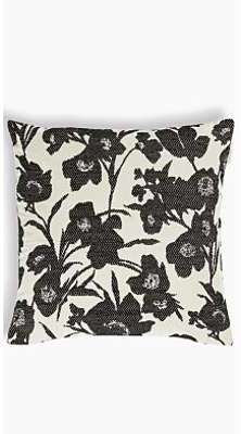 Housse de coussin tissée Silus à fleurs Housse de coussin tissée Silus