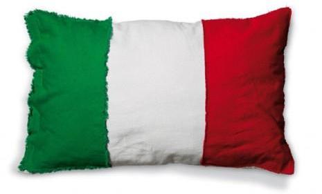SELETTI housse de coussin FLAGS CUSHION (Italie - Coton) SELETTI housse de coussin