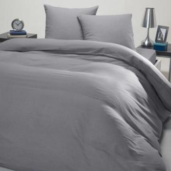 Parure housse de couette + taie, UNI - LA REDOUTE