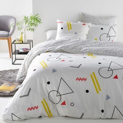 Housse de couette imprimée, Geometric - La Redoute