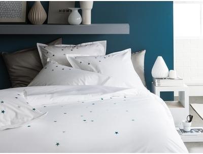 Housse de couette Percale de coton peigné 80 fils/