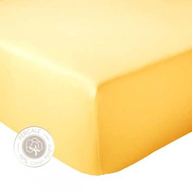 Parure de lit Unie Percale de coton NARCISSE