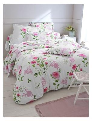 Housse de couette ROSINE rose