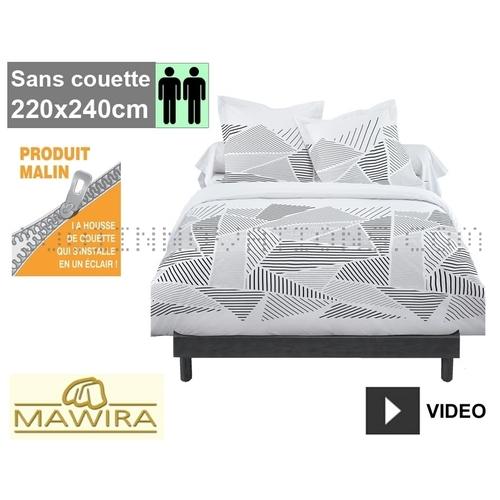 Housse de couette zippée Mawira - 220X240cm - Geos