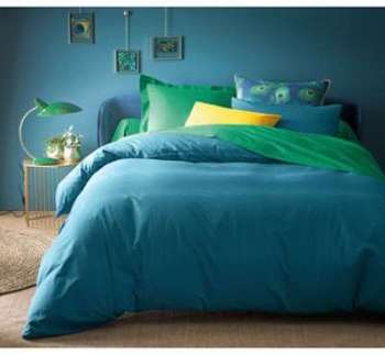 Housse de couette unie coton/polyester - SCENARIO