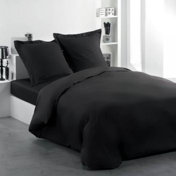 Housse de Couette Noire 140x200 - Douceur Dintéri