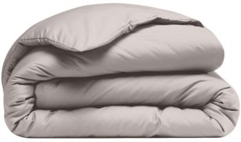 Housse de couette Coton Gris Uni 140 x 200 cm
