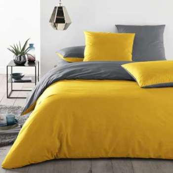 Housse de couette bicolore, percale - La Redoute I