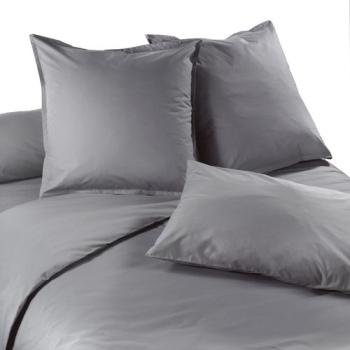 Housse de couette 220x240cm unie en percale de cot
