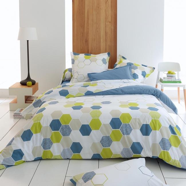 Housse de couette 100% coton tommy orage