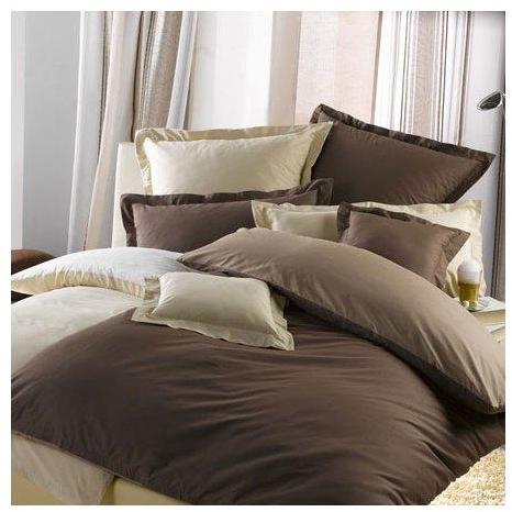 Housse de couette unie couleur 240x260cm