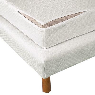 Housse matelas coutil extensible anti-acariens - L