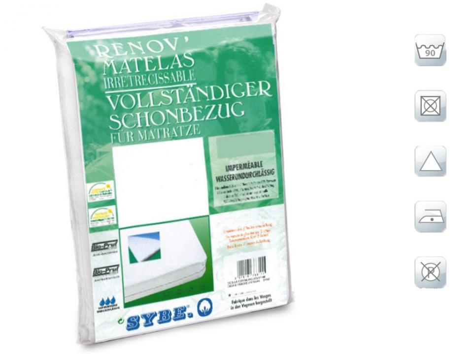 Housse rénove matelas imperméable coton contrecoll