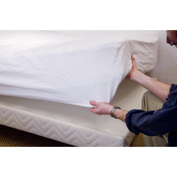 Protège Matelas Coton Bio Molletoné 140 X 190 Cm (