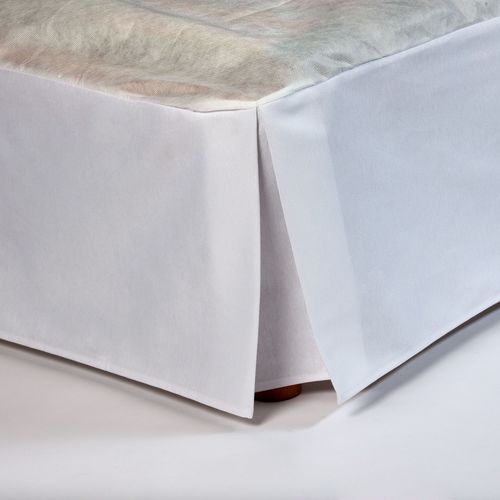 Cache-sommier blanc 32cm (90x200cm) {CouleurRetrav