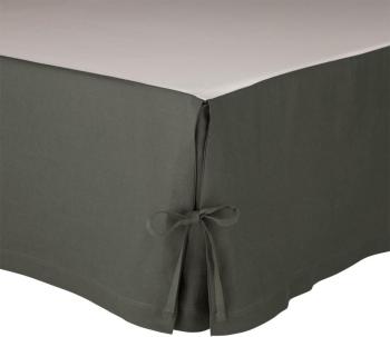 Cache sommier Amboise - 200 x 200 cm - Anthracite Cache sommier Amboise - 200