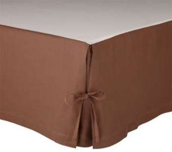 Cache sommier Amboise - 90 x 190 cm - Moka Cache sommier Amboise - 90