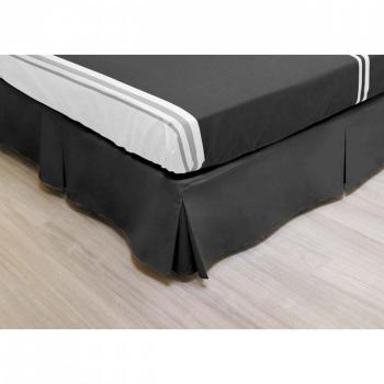Cache Sommier Intégral Microfibre Noir 160x200 Cache Sommier Intégral Microfibre