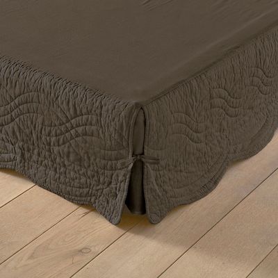 Cache sommier boutis plateau toile coton - SCENARI