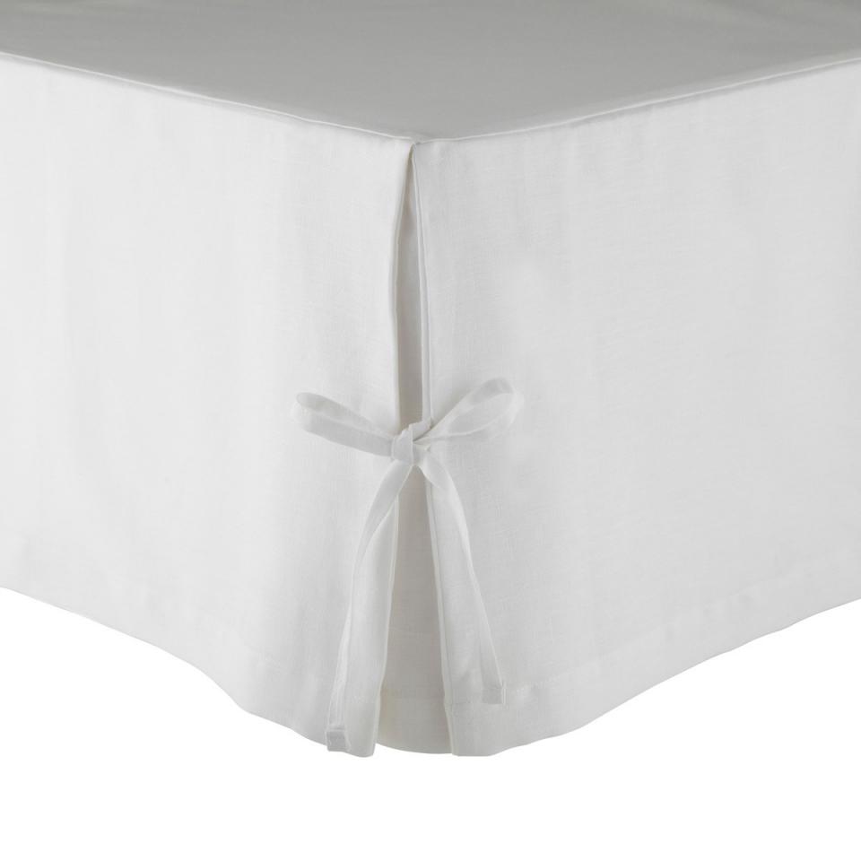 Cache sommier Amboise - 160 x 200 cm - Blanc
