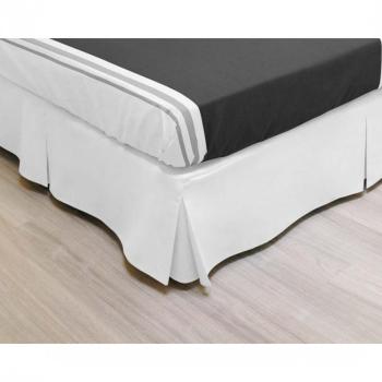 Cache Sommier Intégral Microfibre Blanc 160x200 Cache Sommier Intégral Microfibre