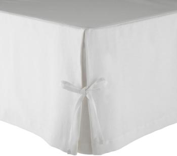 Cache sommier Amboise - 180 x 200 cm - Blanc Cache sommier Amboise - 180