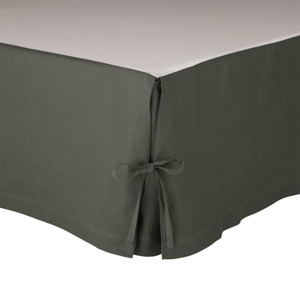 Cache sommier Amboise - 140 x 200 cm - Anthracite Cache sommier Amboise - 140