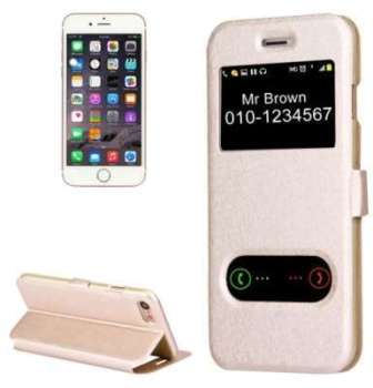 Etui Flip or à deux écrans pour iPhone 7 Etui Flip or à deux écrans