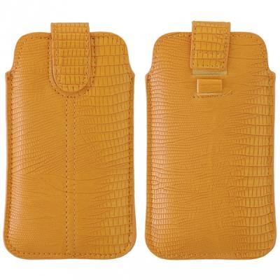 Housse iPhone SE / 5 /5S Peau de crocodile - Beige