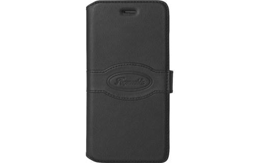 Façonnable Debossed Noir - Etui à rabat pour iPhon