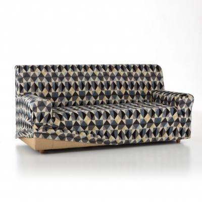 Housse fauteuil canapé extensible Anne - gris