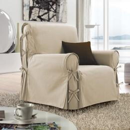 Housse de fauteuil Victoria Naturel