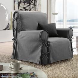 Housse de fauteuil Victoria Gris