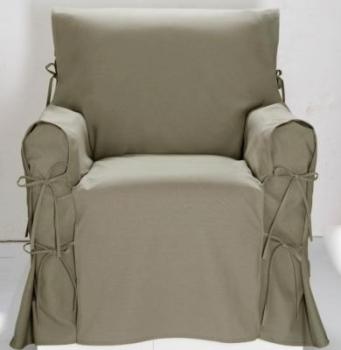 Housse pour fauteuil TUTTI TEMPO taupe, Taille uni