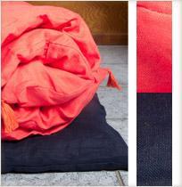 Housse futon en lin