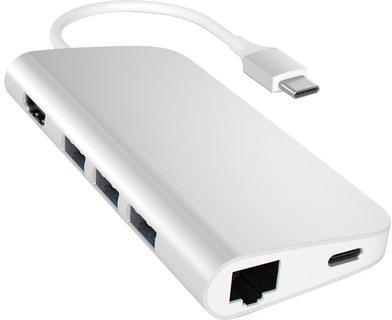 Satechi Adaptateur multi-ports Argent - HDMI 4K, U