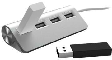 Hub Mobility Lab Cylindre 4 ports pour Mac 3.0