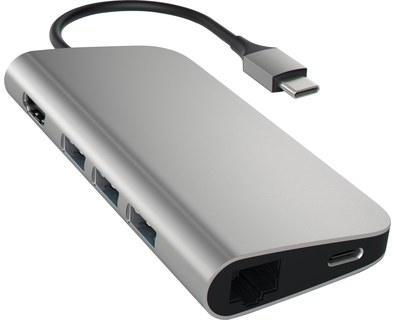 Satechi Adaptateur multi-ports Gris Sidéral - 4K,