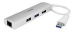 StarTech.com 3 Port Portable USB 3.0 Hub plus GbE