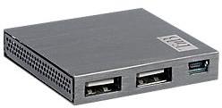 Hub 4 ports USB 2.0 - TnB - finition aluminium