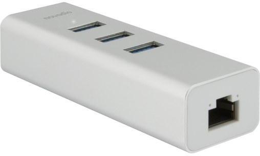 Novodio Hub 3 ports USB 3.0 + Gigabit Ethernet ave