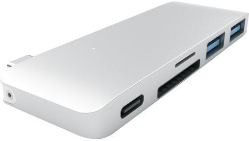 Satechi Hub USB-C Argent - 2 x USB 3.0, Port SD /