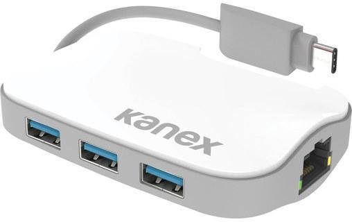Kanex Hub USB-C Blanc - 3 ports USB 3.0 avec Ether