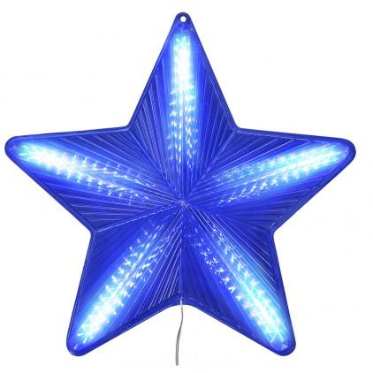 Etoile lumineuse bleue effet fuyant 50 cm 60 Led