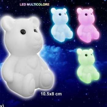 Veilleuse lumineuse sur piles Ours blanc Veilleuse lumineuse sur piles