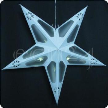 Etoile LED alimenté piles, 40cm, fonction minuteur