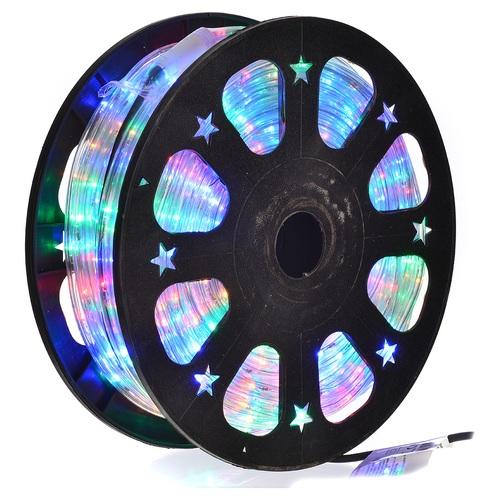 Guirlande tuyau lux 50 m multicolore pour extérieur Guirlande tuyau lux 50 m multicolore