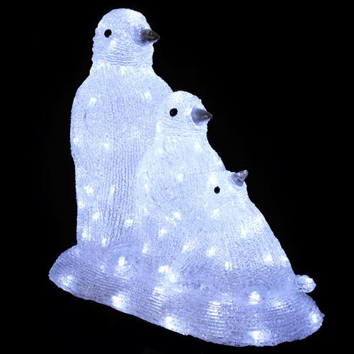 Guirlande de noël lumineuse dextérieur 3 Pingouin